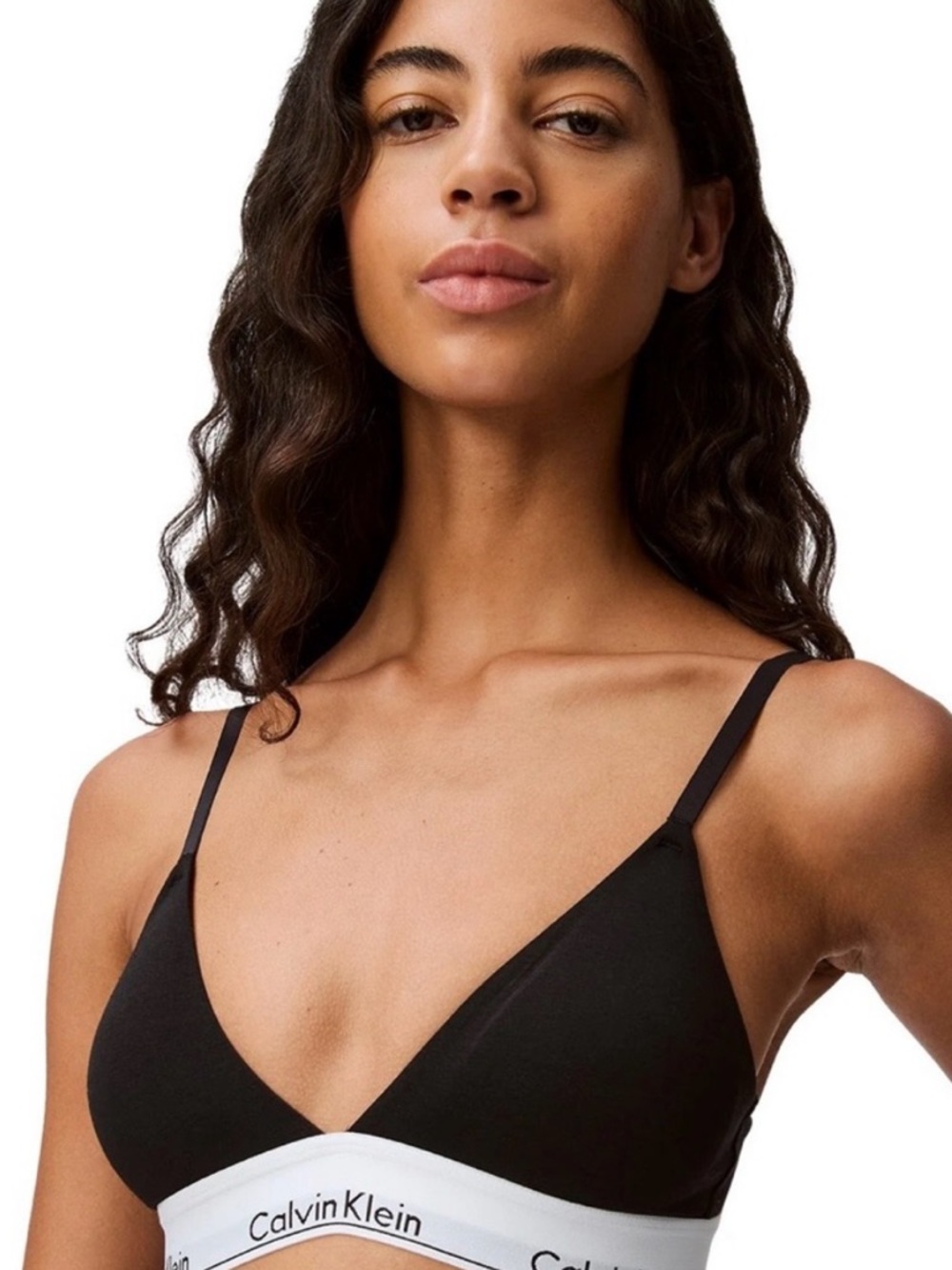 Calvin Klein - Black Cotton Bralet - US SM